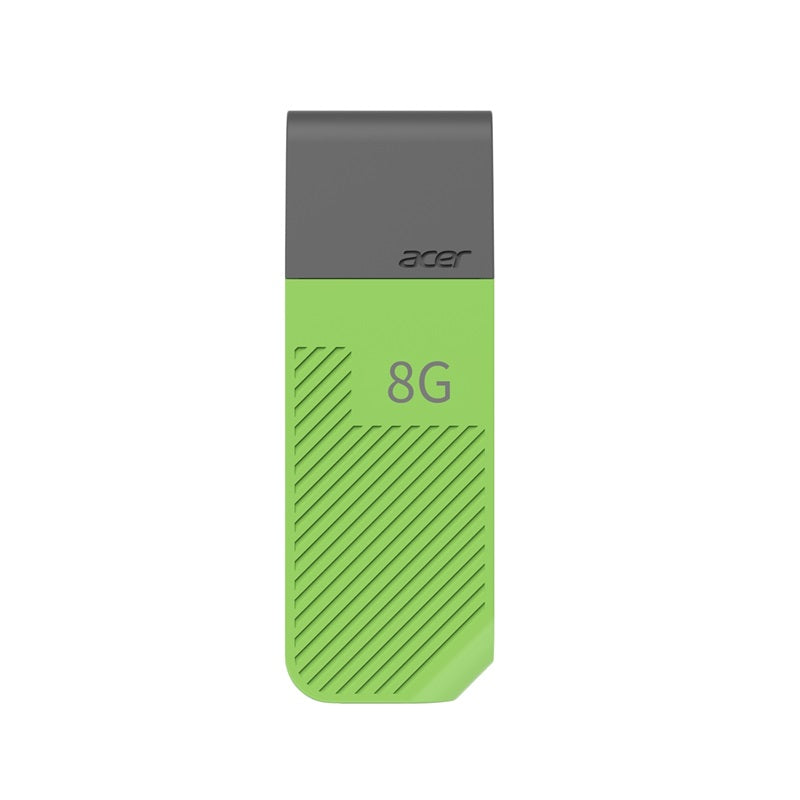 Memoria USB Acer UP200 de 8GB BL.9BWWA.541 30 MB/s Lectura 15MB/s Escritura - acabado plástico. Color Verde Memoria USB Acer UP200 de 8GB BL.9BWWA.541 30 MB/s Lectura 15MB/s Escritura - acabado plástico. Color Verde